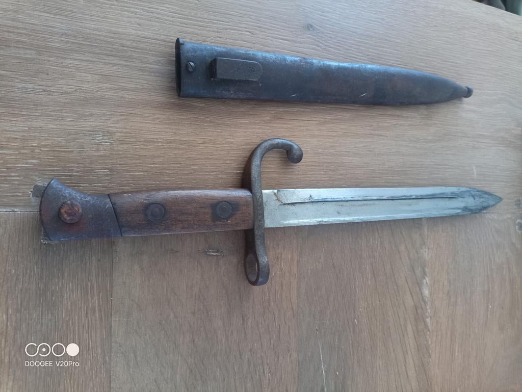 Mauser- bajonet m 1889 of Jeannette., Verzamelen, Militaria | Tweede Wereldoorlog, Ophalen of Verzenden