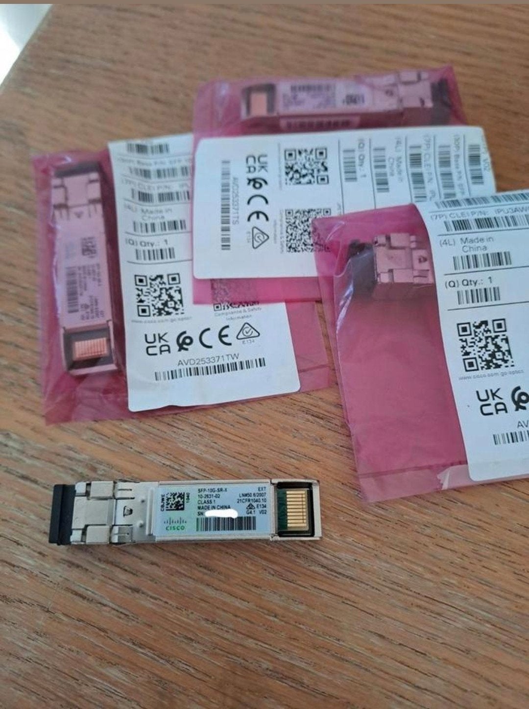 Nieuw: 4x OEM Cisco SFP-10G-SR-X, Enlèvement ou Envoi, Neuf