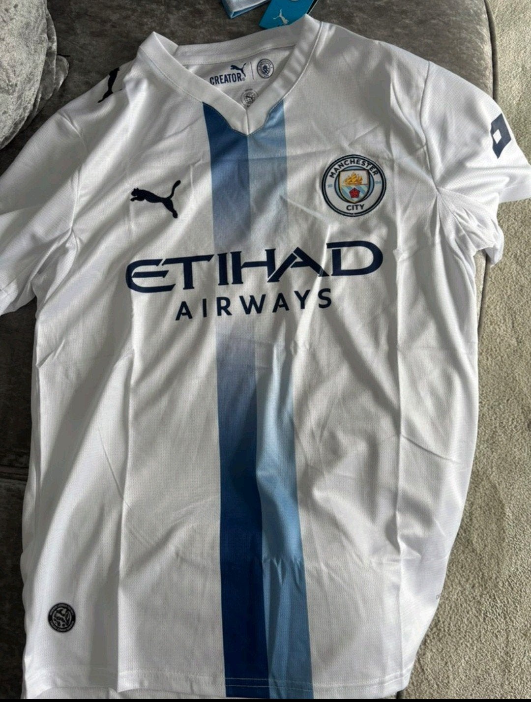 Manchester City Voetbal Uitshirt Origineel Nieuw 2026, Envoi