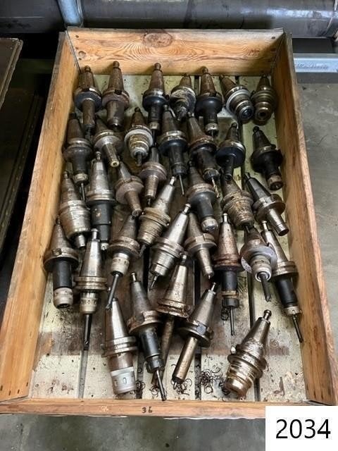 2034. Freeskop / spantang houder / gereedschap houder / SK50, Ophalen, Gebruikt