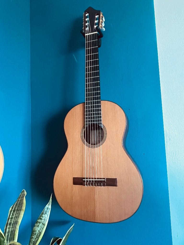 Guitare classique 7 cordes, Enlèvement, Comme neuf, Guitare classique ou espagnole, Avec valise