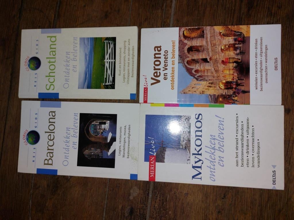 4 reisgied boeken Globus, nieuwstaat, Enlèvement ou Envoi, Neuf, Guide ou Livre de voyage