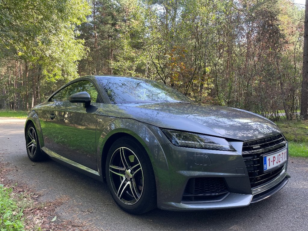 Audi TT coupé 2.0 TFSI S Tronic quattro S Line, Autos, Argent ou Gris, Euro 6, 169 kW, Noir