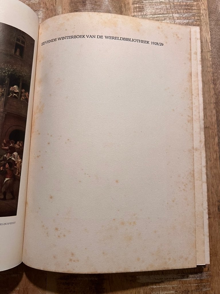 Zevende Winterboek van de wereldbibliotheek 1928 - 1929, Enlèvement ou Envoi