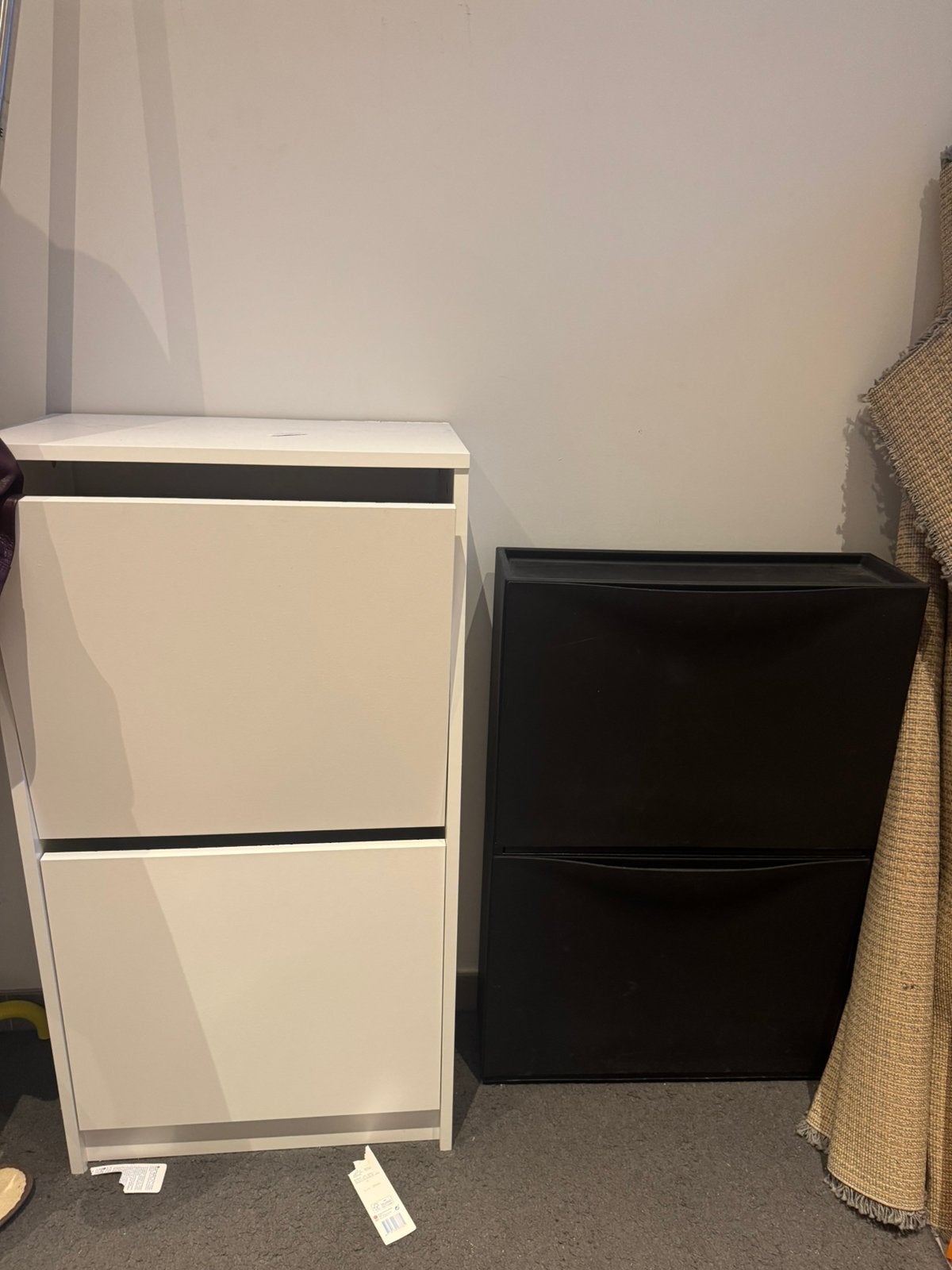 2 Shoe racks - 2 schoenenrekken, Huis en Inrichting, Ophalen, Gebruikt