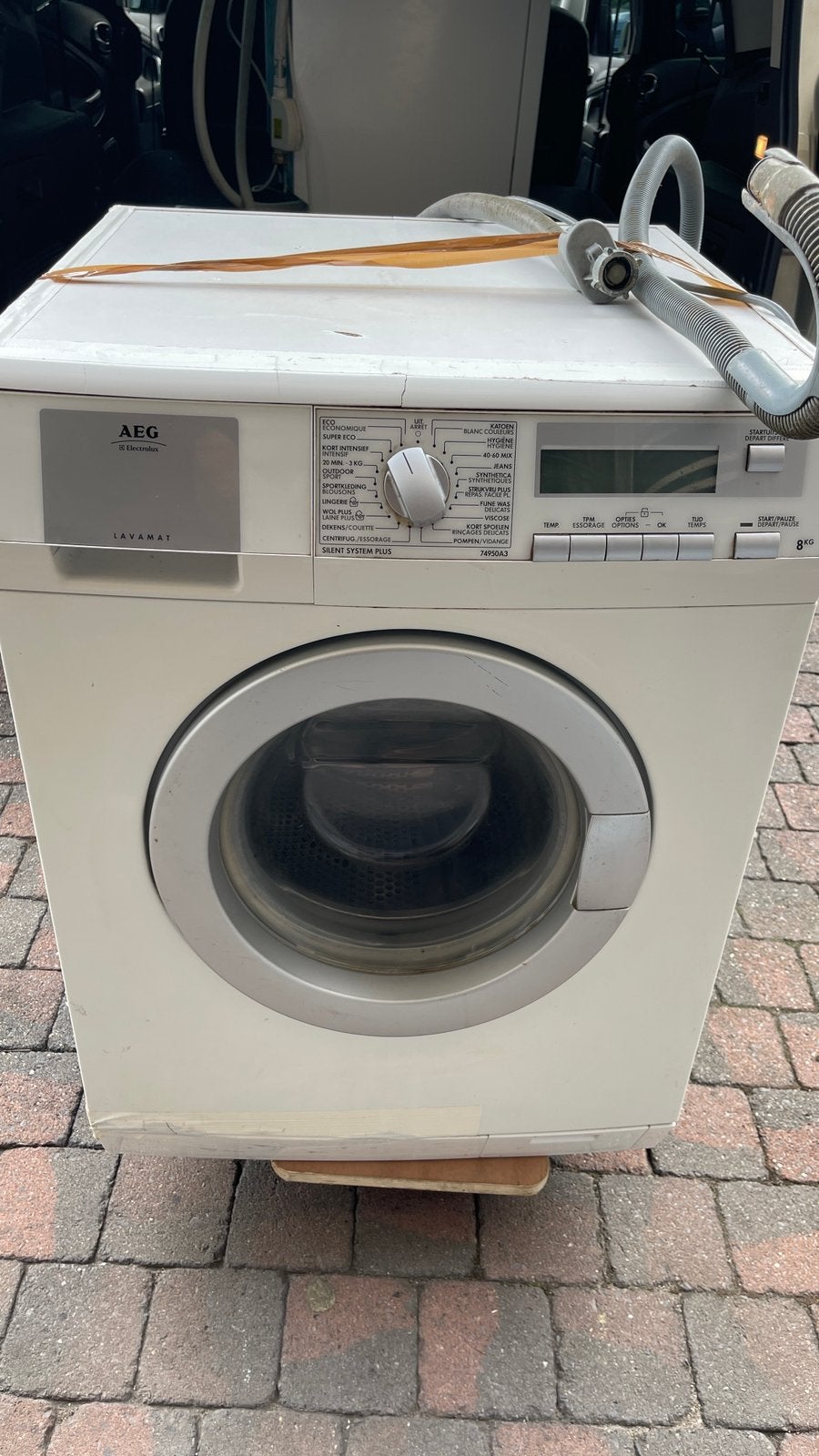 Hoogwaardige AEG WASMACHINE van 8 kg, Elektronische apparatuur, 8 tot 10 kg, Ophalen, Gebruikt, Voorlader