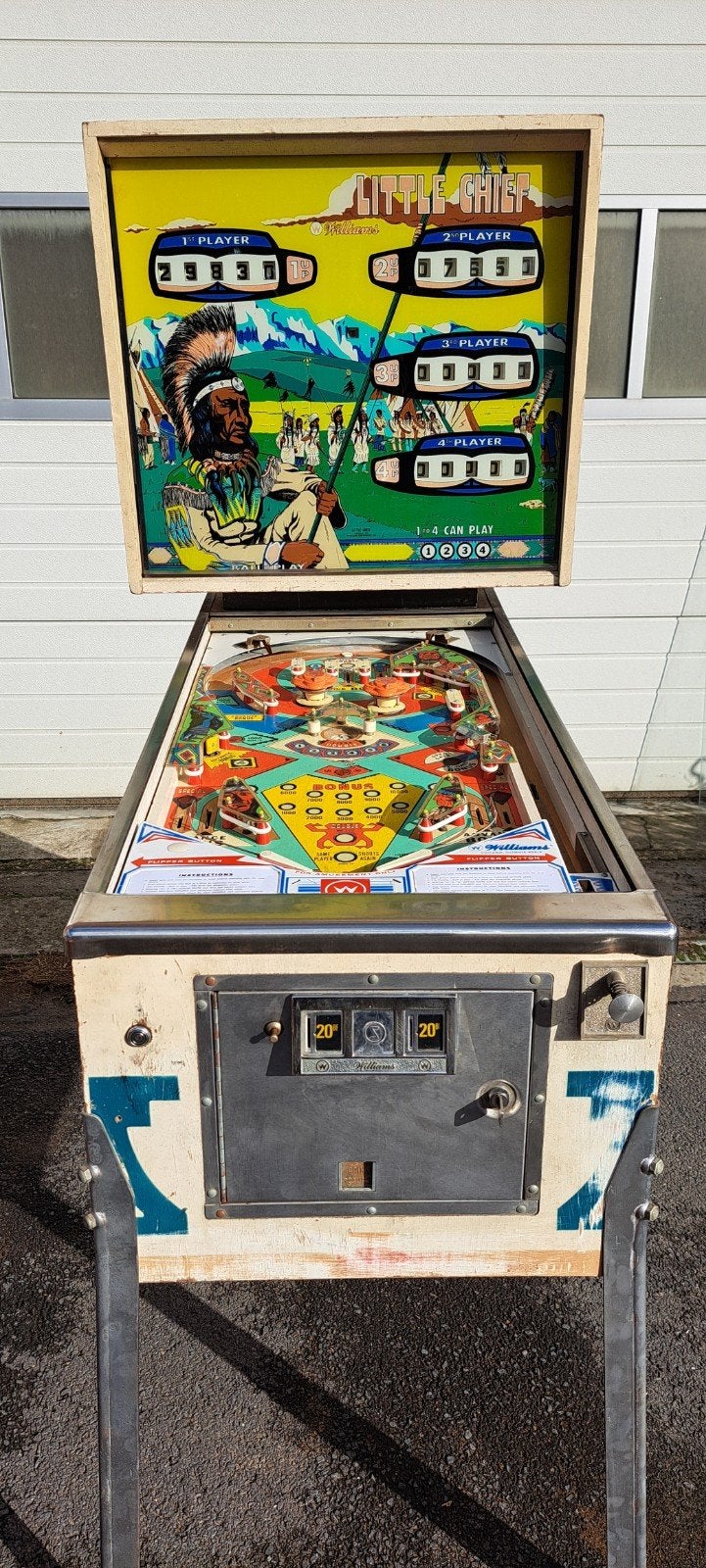 Williams Little Chief, Verzamelen, Ophalen, Flipperkast, Williams