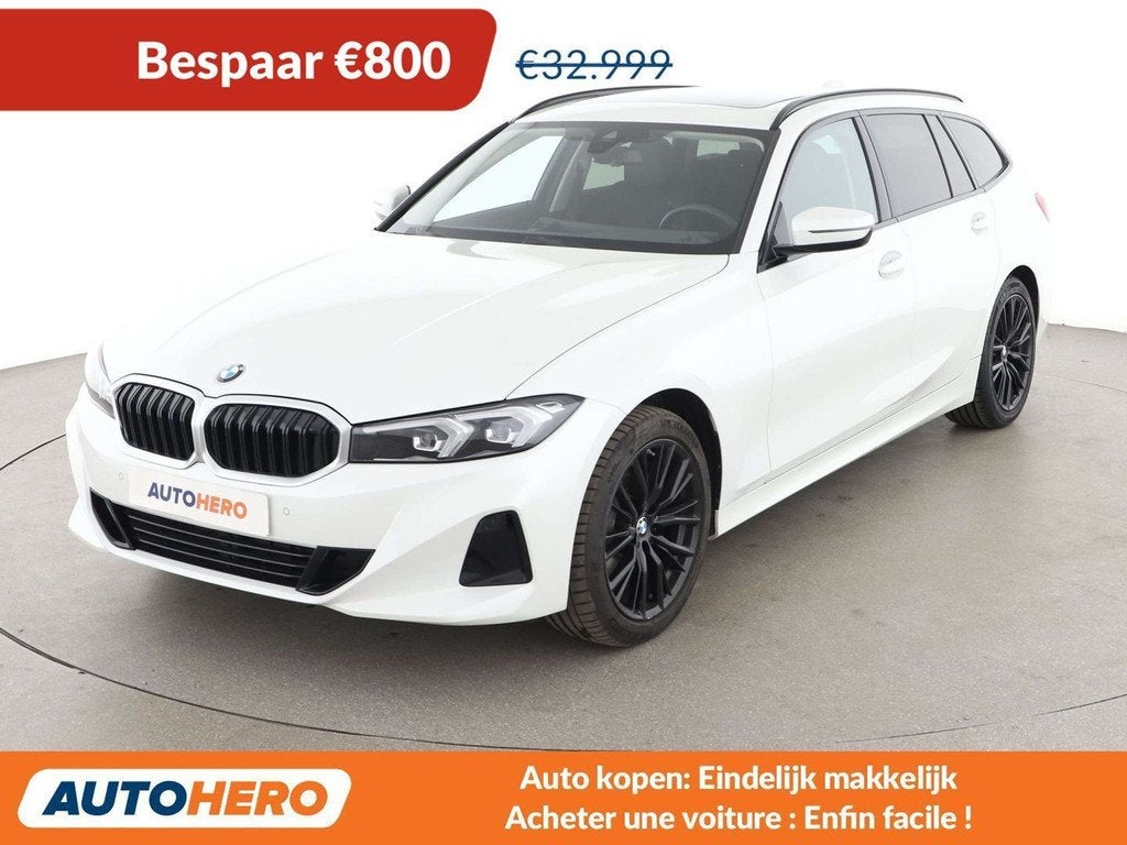 BMW 3 Serie 318 318d Mild-Hybrid (bj 2022, automaat), Auto's, Automaat, Achterwielaandrijving, Leder, 150 pk