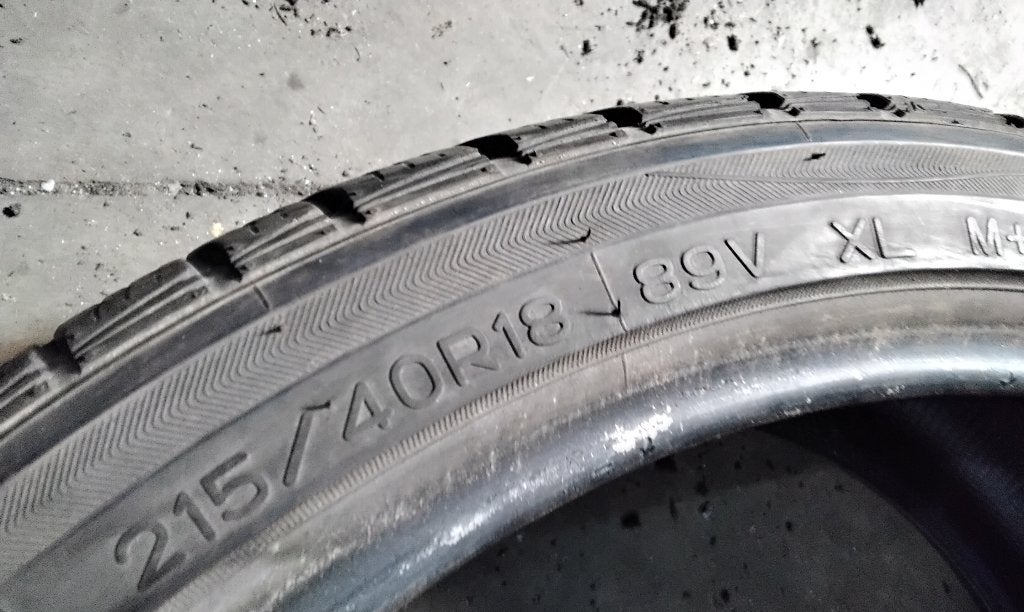 4 Banden 215 40 18 vandaag afhalen 70 eur voor 4, Auto-onderdelen, Banden en Velgen, Ophalen, 18 inch, 215 mm, Band(en)