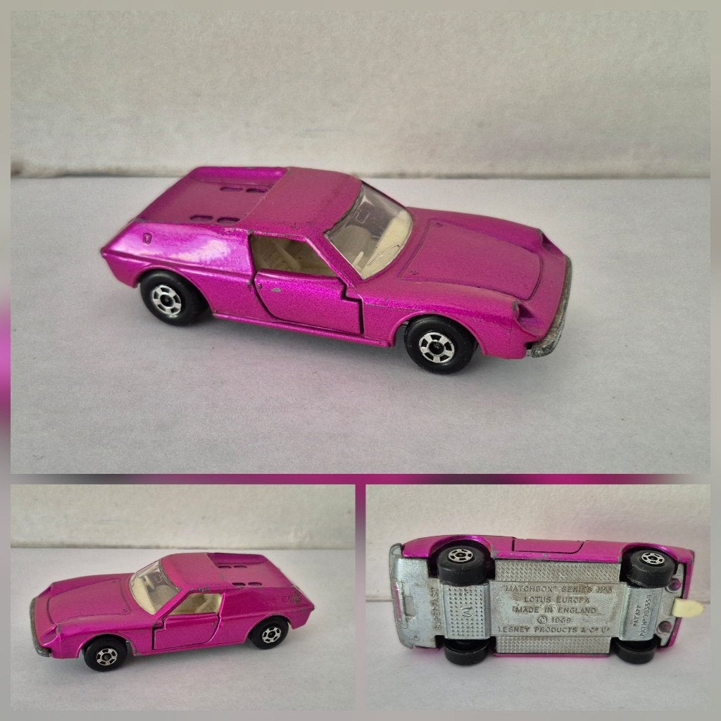 Matchbox SF 5-A lotus europa 1969, Ophalen of Verzenden, Gebruikt, Auto