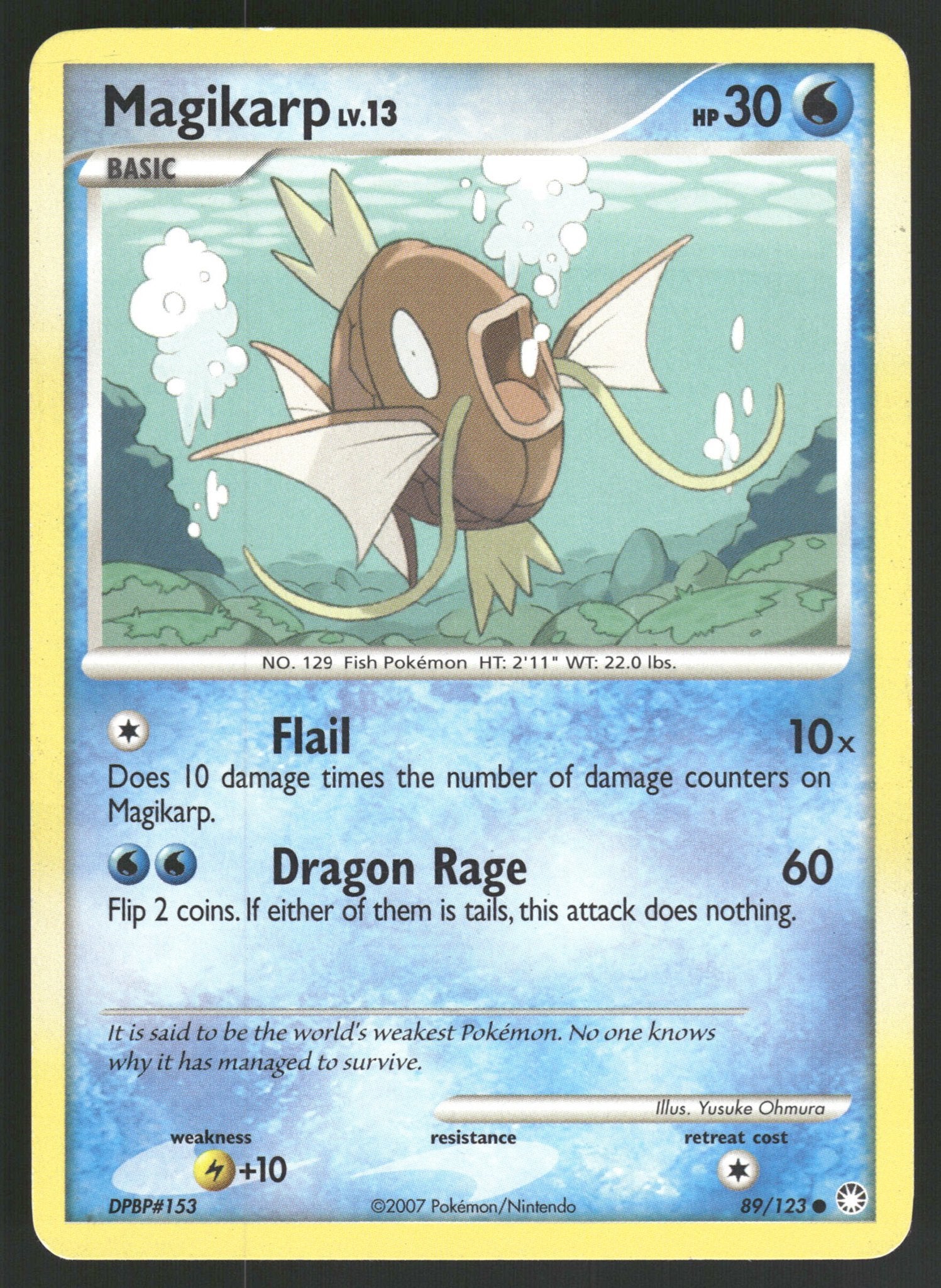 Magikarp 89/123 - Mysterious Treasures (NM), Verzenden