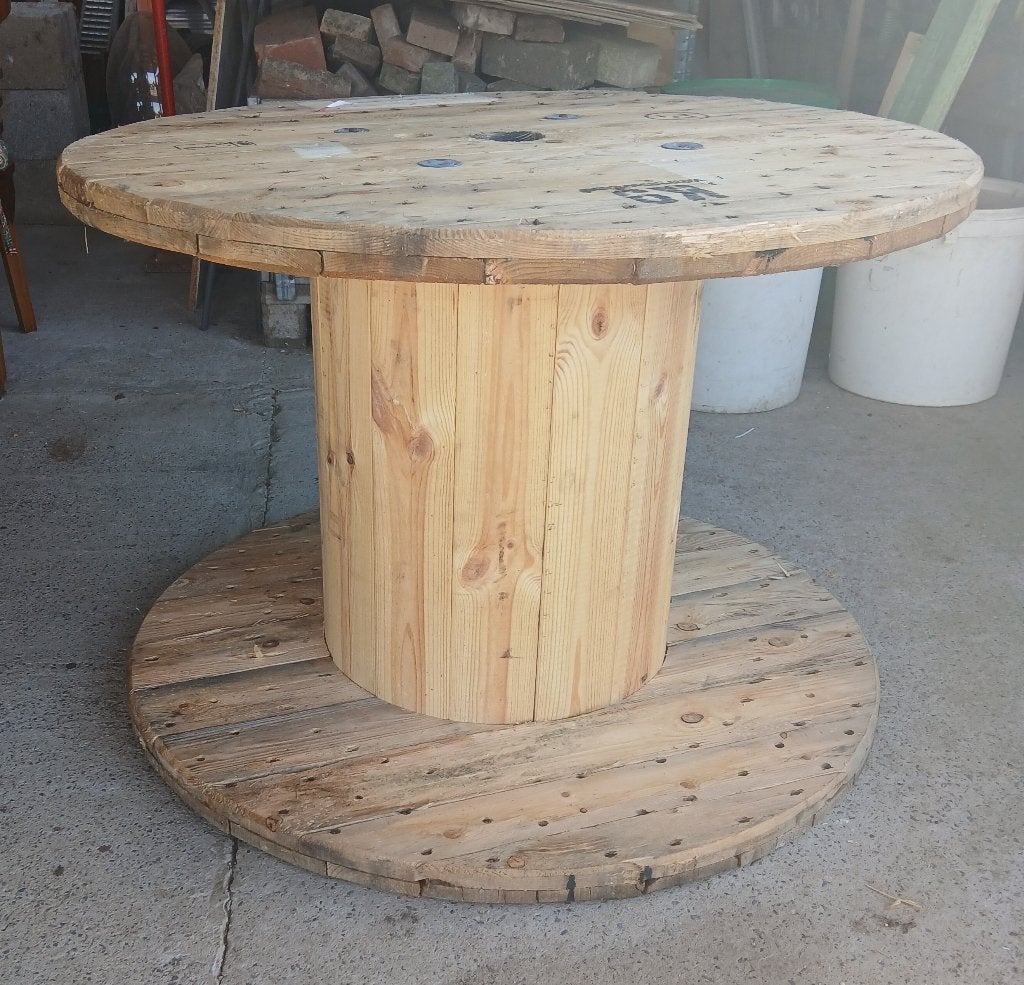 Houten bobijnen, Enlèvement, Utilisé, Rond, Bois