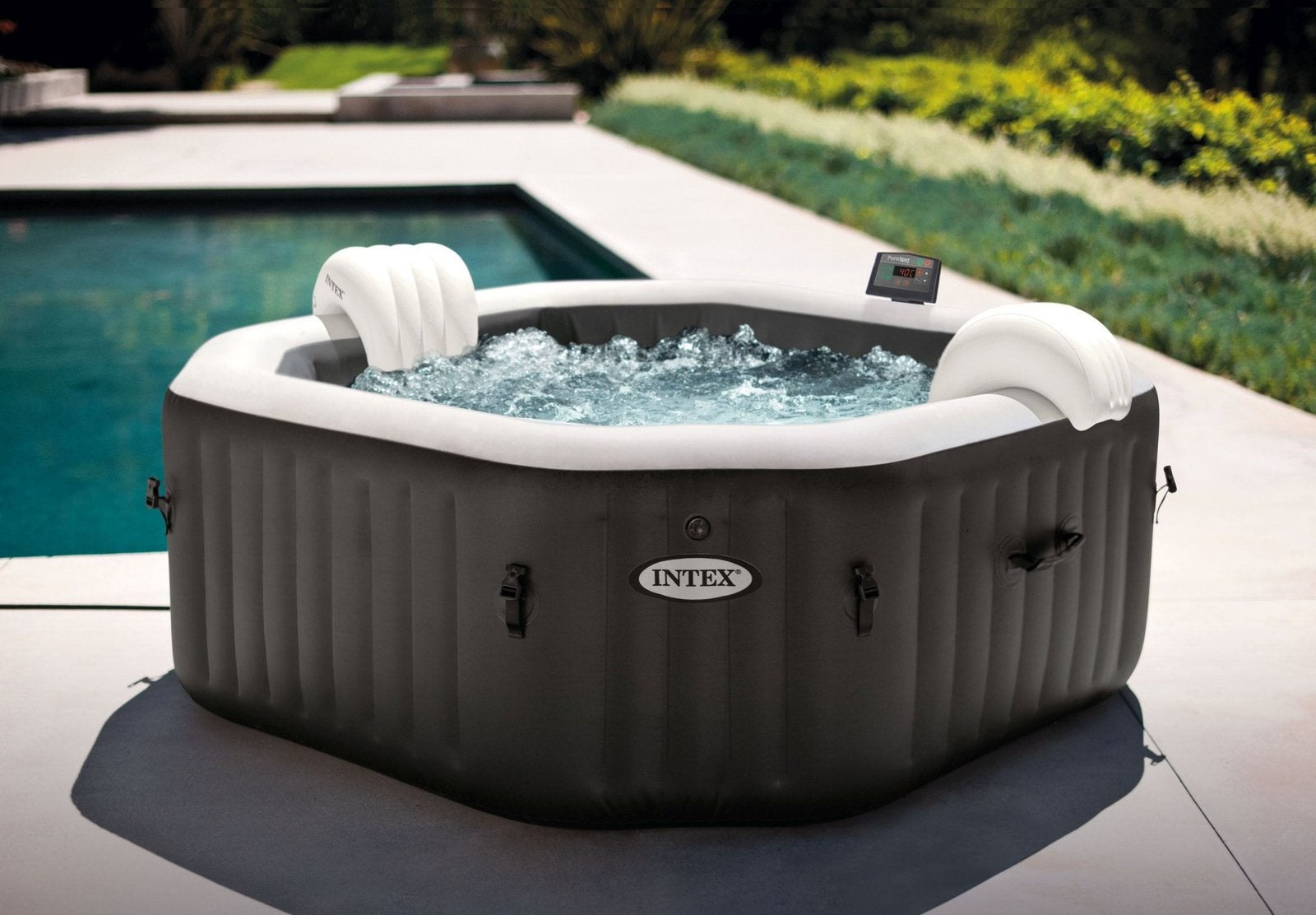 Intex Spa Bubbel en Jet 4P, Jardin & Terrasse, Enlèvement, Comme neuf