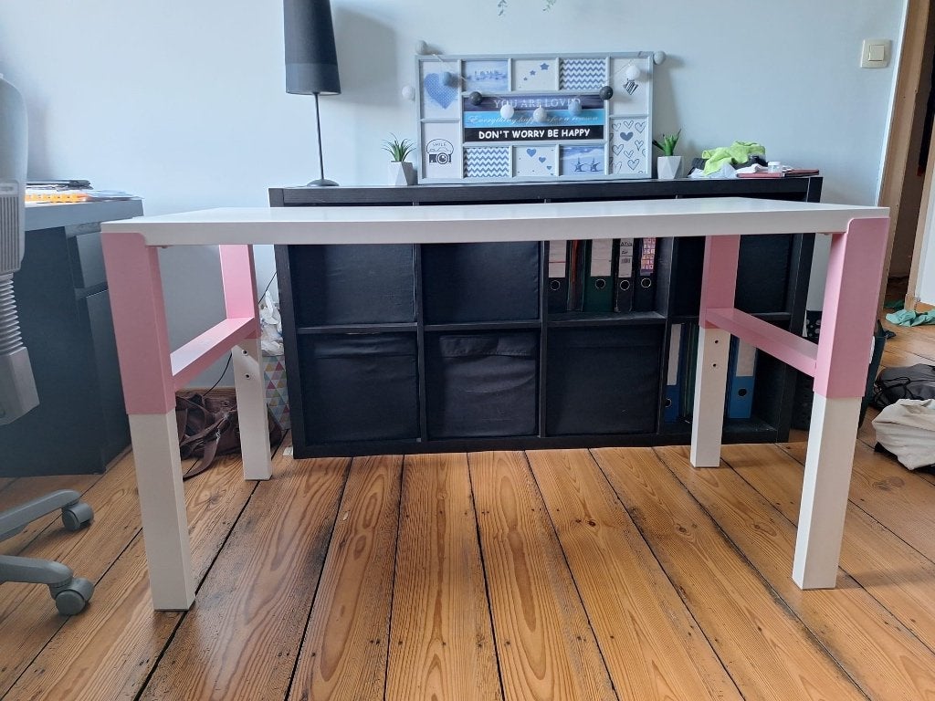 Bureau évolutif Pahl Ikéa, Rose, Enlèvement, Utilisé, IKEA