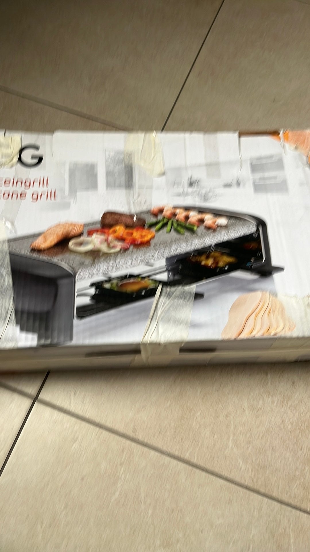 Steengrill, Electroménager, Enlèvement, Comme neuf, Gril en pierre
