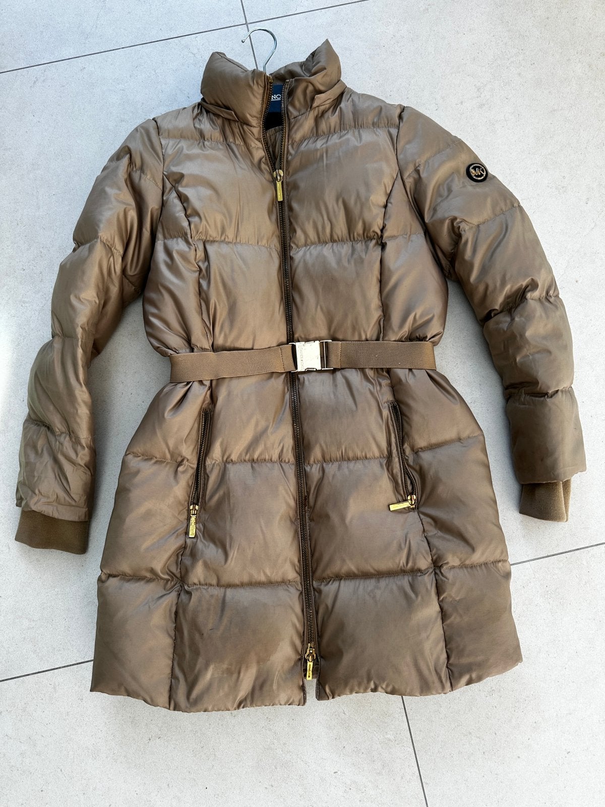 Doudoune Michael Kors - femme - avec ceinture, Vêtements | Femmes, Enlèvement ou Envoi, Porté, Taille 36 (S), Doré