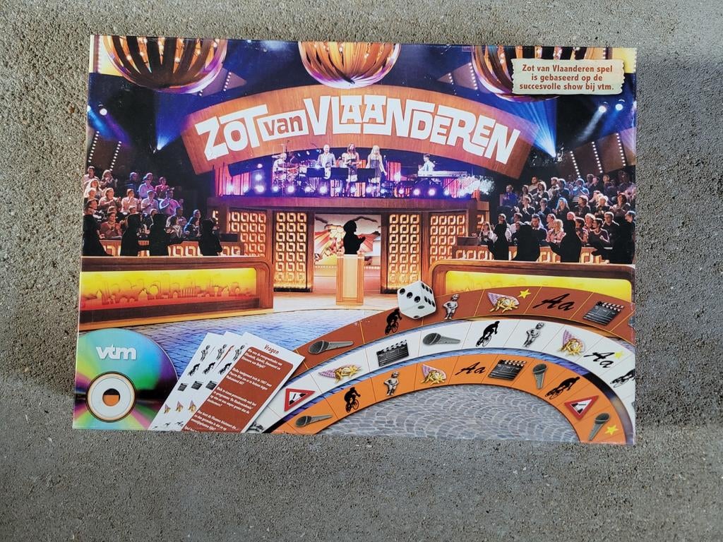 Jeu de plateau 'Zot van Vlaanderen', Enlèvement, Comme neuf