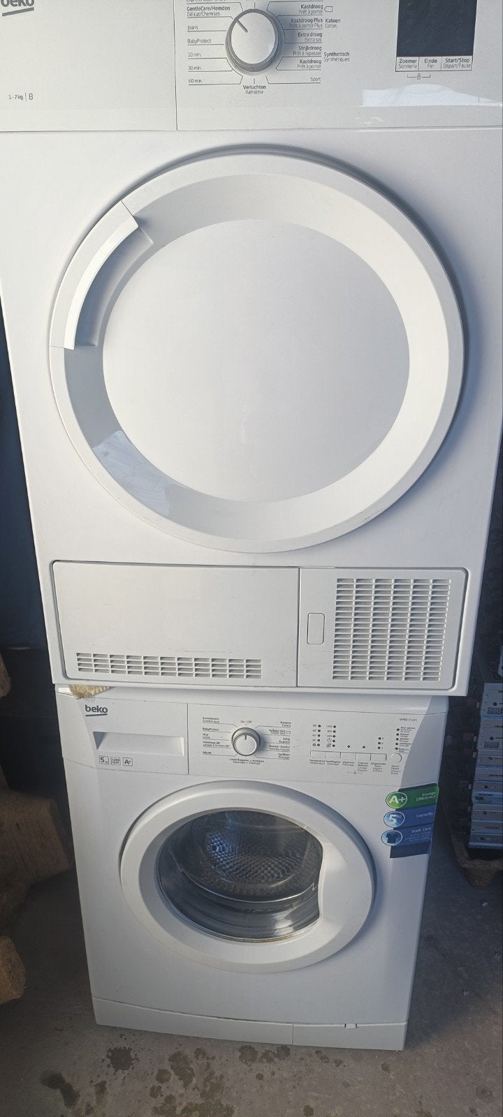 Beko WMB 51221 A+ wasmachine 5kg 1200 rpm, Elektronische apparatuur, Ophalen, 1200 tot 1600 toeren, Gebruikt, Minder dan 85 cm