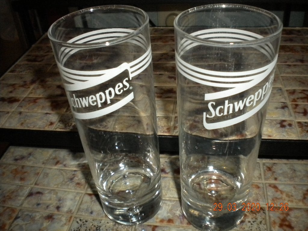 Glazen : Schweps (2st.) + Parasol (2st.) + Gini (2st.), Ophalen