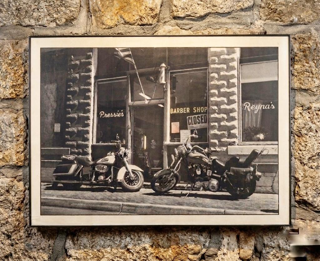Oldschool portret Harley Davidsons, Verzamelen, Ophalen, Gebruikt, Foto