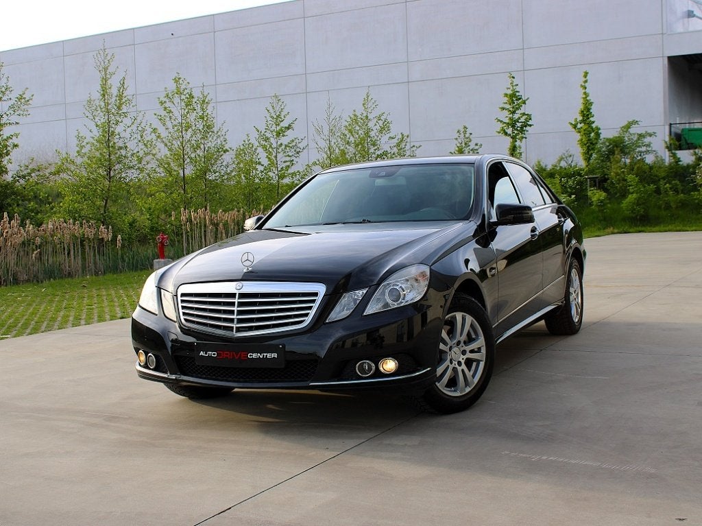 ✅Mercedes-Benz E220CDi * Cruise *PDC * Navi * Leder * 163pk, Auto's, Mercedes-Benz, Achterwielaandrijving, Zwart, 2143 cc, 5 cilinders
