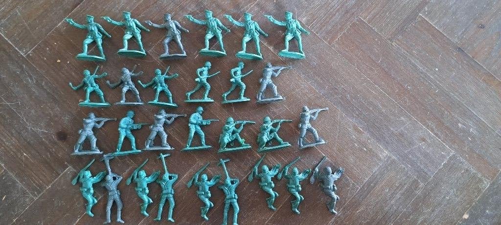 1/32 airfix Wehrmacht infanterie., Hobby en Vrije tijd, Modelbouw | Figuren en Diorama's, Ophalen of Verzenden, Gebruikt, Groter dan 1:35