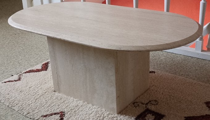 Table Salon Pierre de France, Maison & Meubles, 50 à 100 cm, Enlèvement, Utilisé, 50 à 100 cm