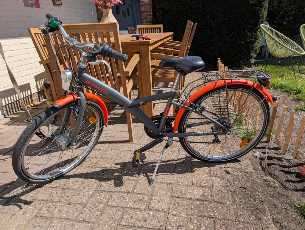 Kinderfiets 24 inch, Ophalen