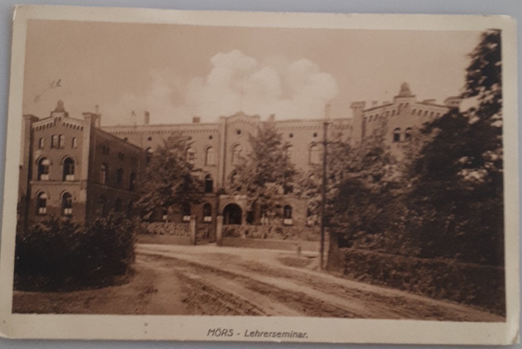 ANCIEN PC :Séminaire MÖRS 1919 Occupation belge Ref B5, Enlèvement ou Envoi, Armée de terre, Photo ou Poster