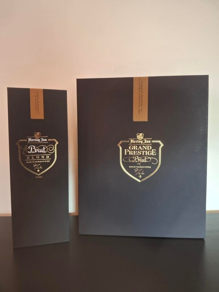Duke Jan Grand Prestige Brut 2023 + Brut Blond 2024, Collections, Marques de bière, Hertog Jan, Enlèvement