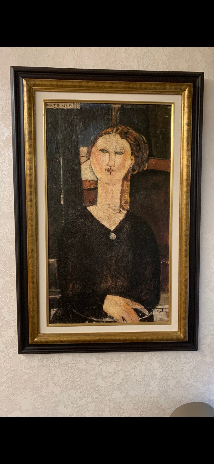 Tableau procedé « Artagraph » Modigliani., Antiek en Kunst, Ophalen of Verzenden