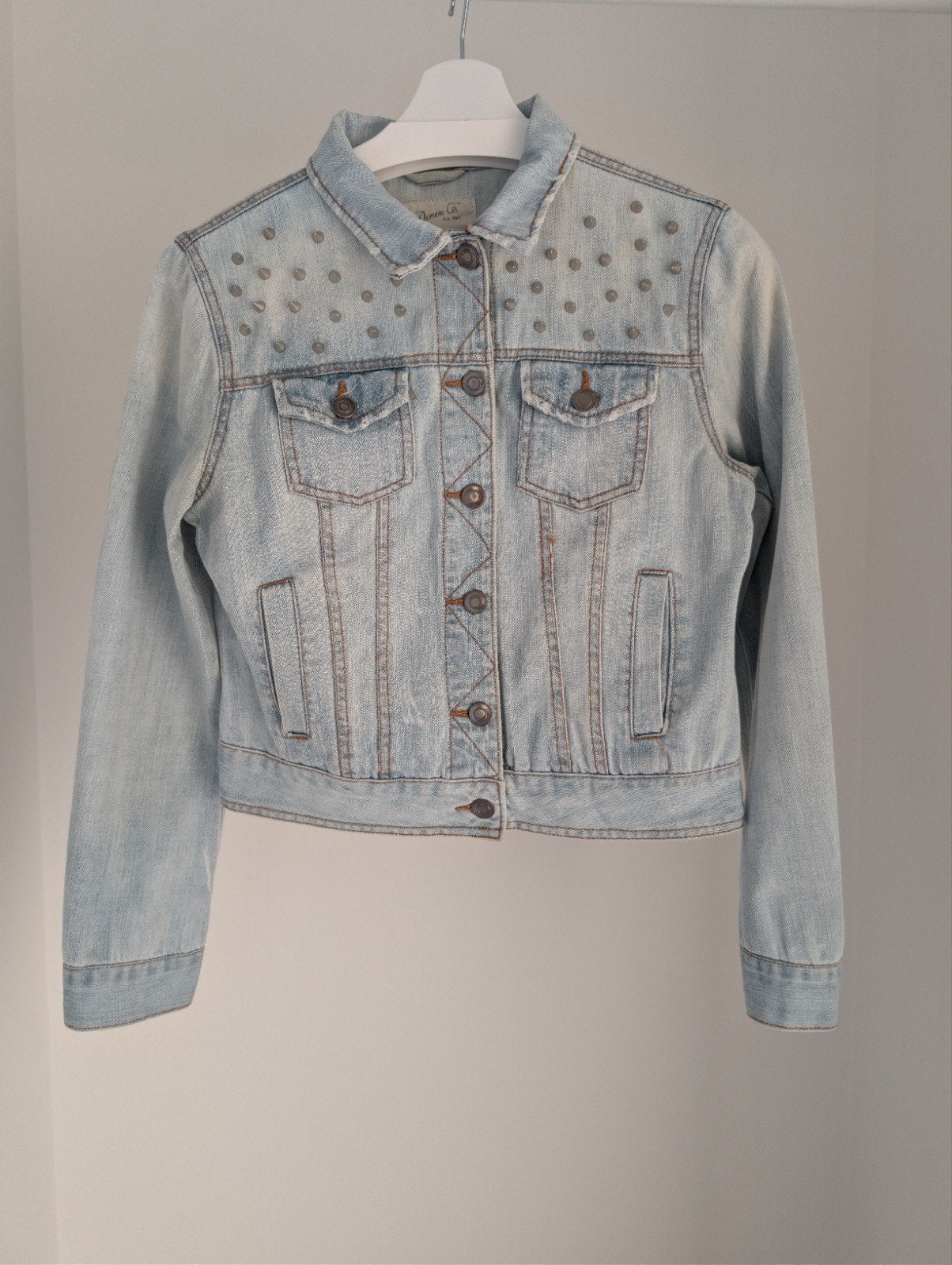 Denim Co jeansjas/spijkerjas - Label maat 40, maar eerder 38, Taille 38/40 (M), Enlèvement ou Envoi, Porté, Bleu
