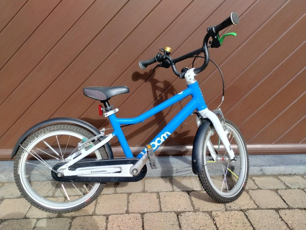 kinderfiets woom 3, Ophalen, 16 tot 20 inch, Velgrem, Zo goed als nieuw