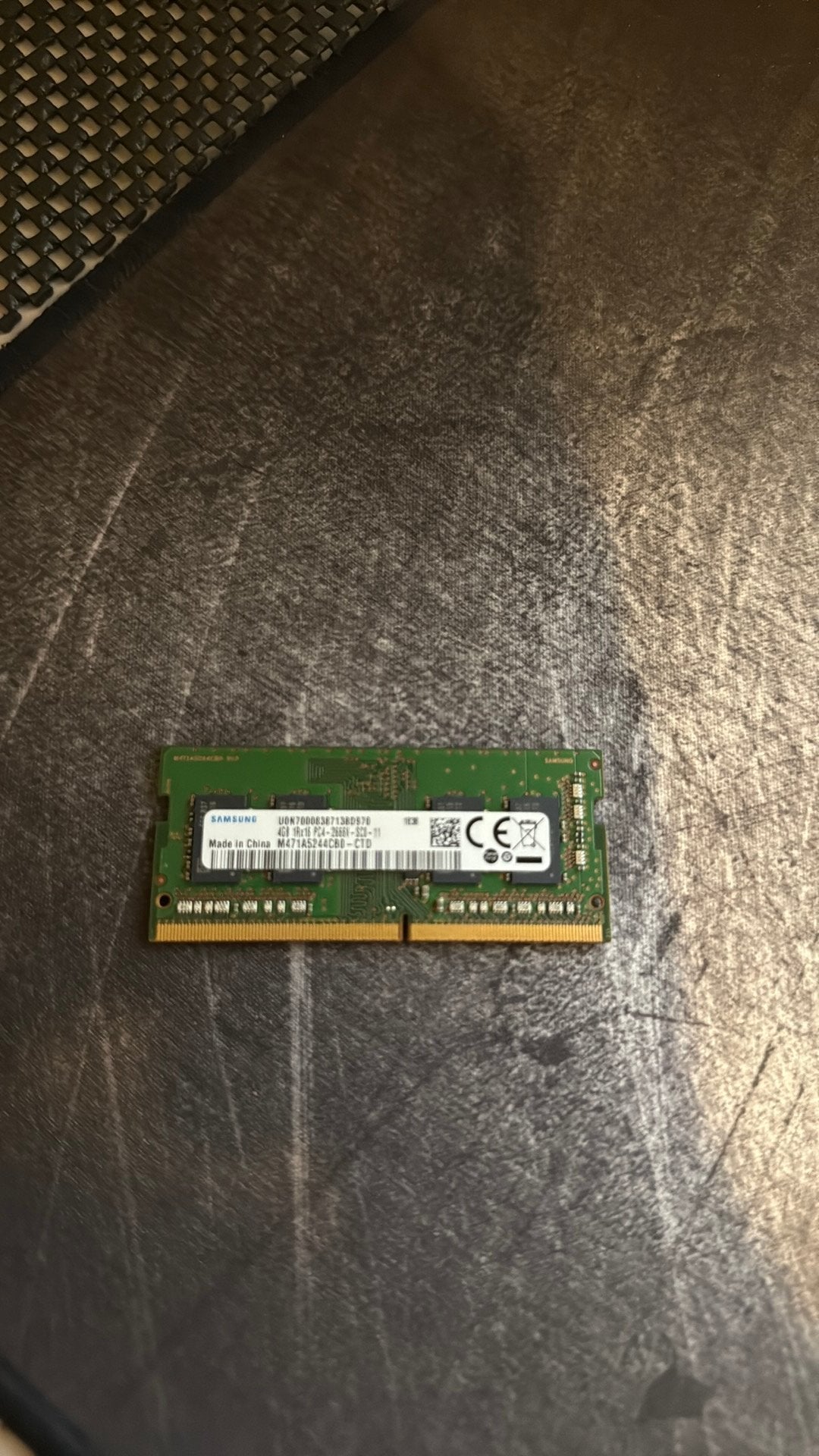Samsung 4GB DDR4 RAM – 2666 MHz – SO-DIMM, Computers en Software, Ophalen of Verzenden, Zo goed als nieuw, DDR4, Laptop