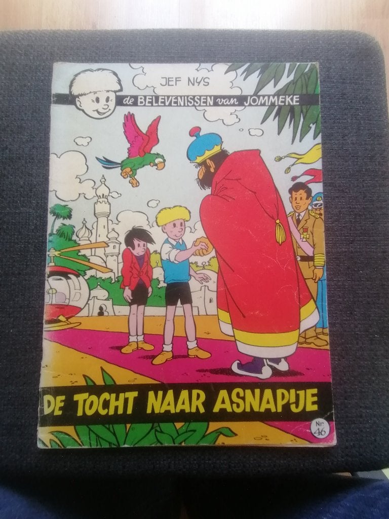 Jommeke album nr.46: De tocht naar Asnapije (aantal: 4), Boeken, Jef Nys., Meerdere stripboeken, Ophalen, Gelezen