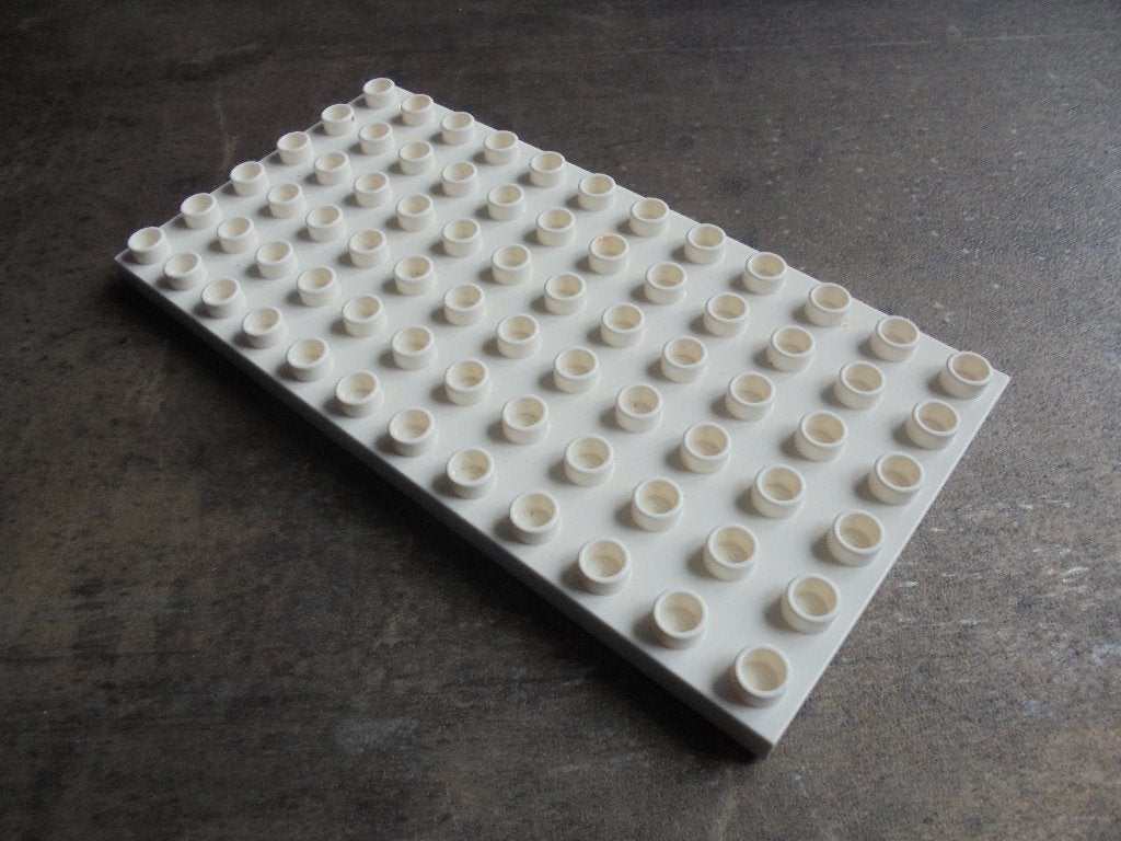 Lego Duplo Baseplate 6x12 (zie foto's) 3, Ophalen of Verzenden, Gebruikt, Losse stenen, Duplo