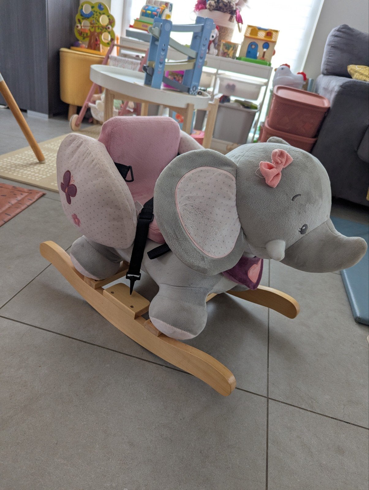 schommel olifant Nattou, Ophalen, Zo goed als nieuw, Overige typen