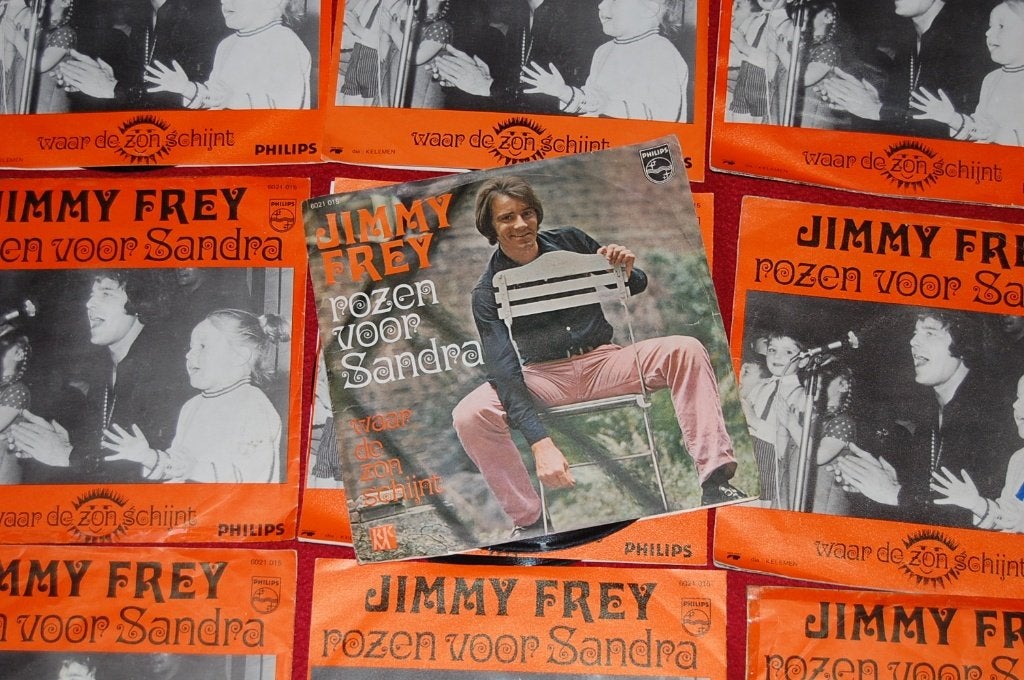 45t vinylsingels en 1 LP van Jimmy FREY,, CD & DVD, Enlèvement ou Envoi, 7 inch, Autres types, Schlager