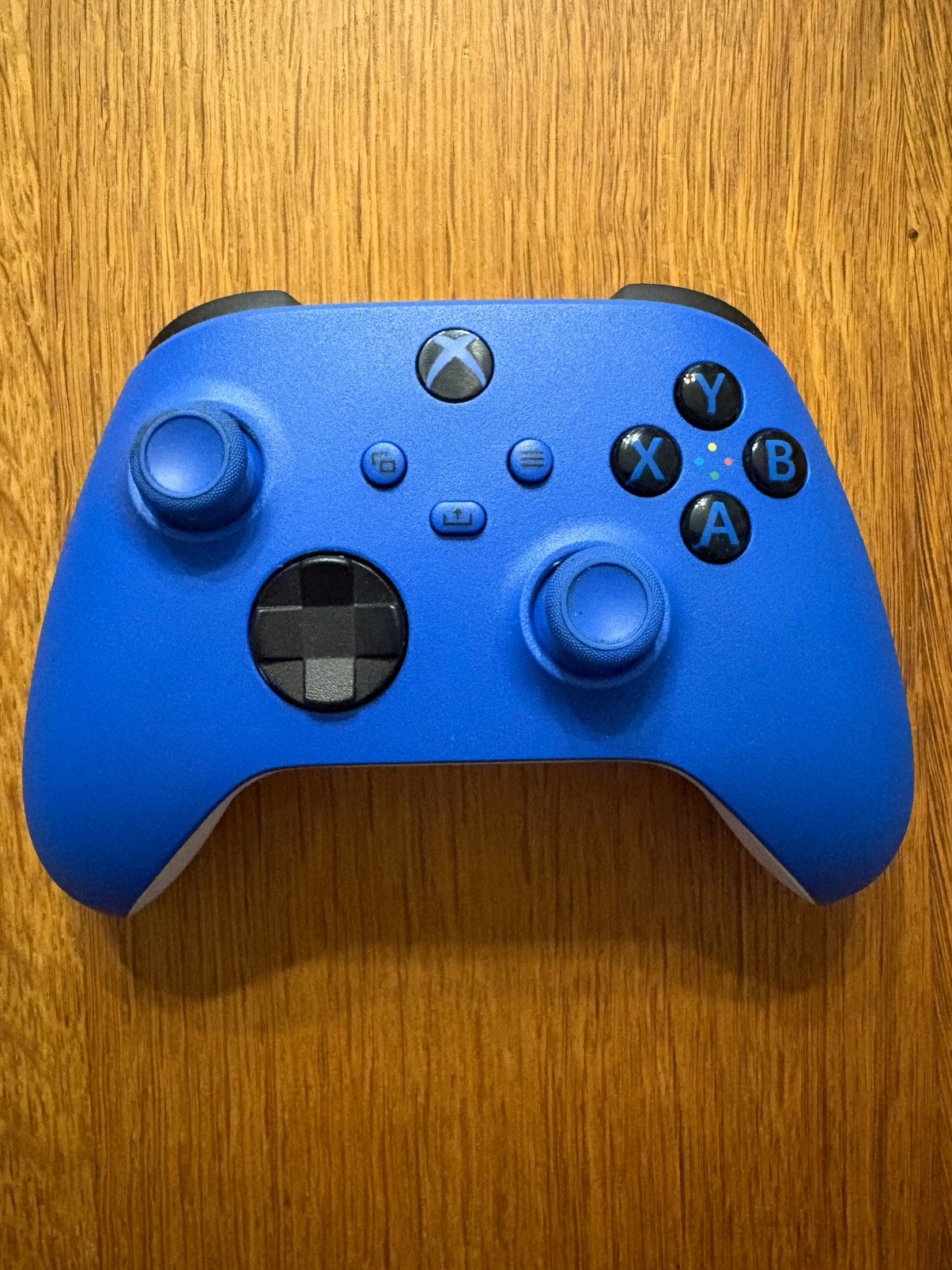 Xbox Series X/S Shock Blue-controller + originele doos, Games en Spelcomputers, Ophalen, Zo goed als nieuw, Controller, Draadloos