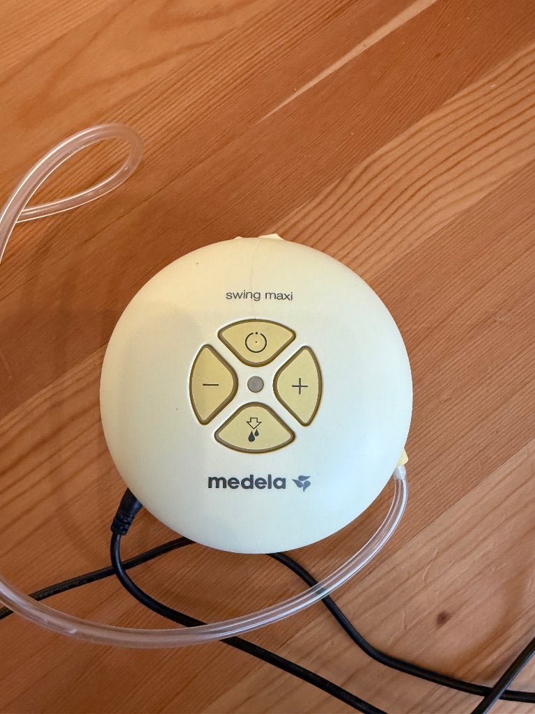 Medela maxi swing dubbele borstkolf, Ophalen, Gebruikt, Dubbelzijdig, Medela