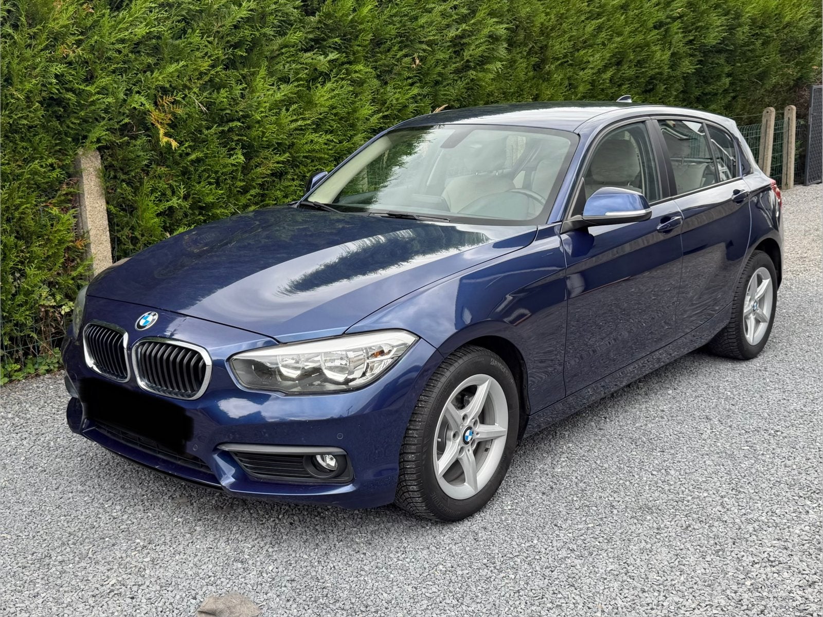 Bmw 114D Navi Leder Zetelverwarming Cruise Control Gekeurd, Auto's, Dealer onderhouden, Blauw, Leder, 5 deurs