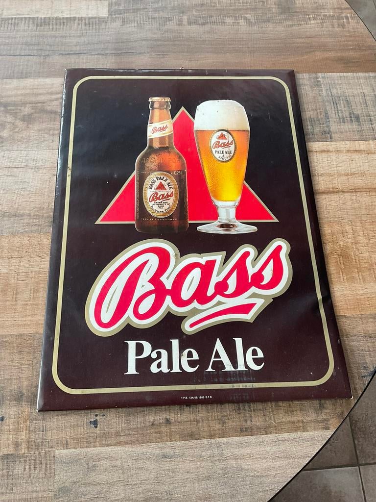 BASS Pale Ale, Collections, Marques & Objets publicitaires, Enlèvement, Utilisé, Panneau publicitaire