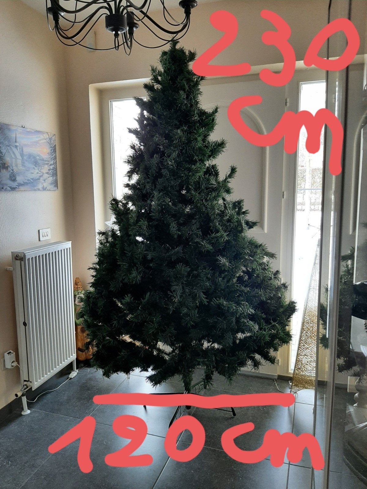 kerstboom 230 cm, Diversen, Ophalen