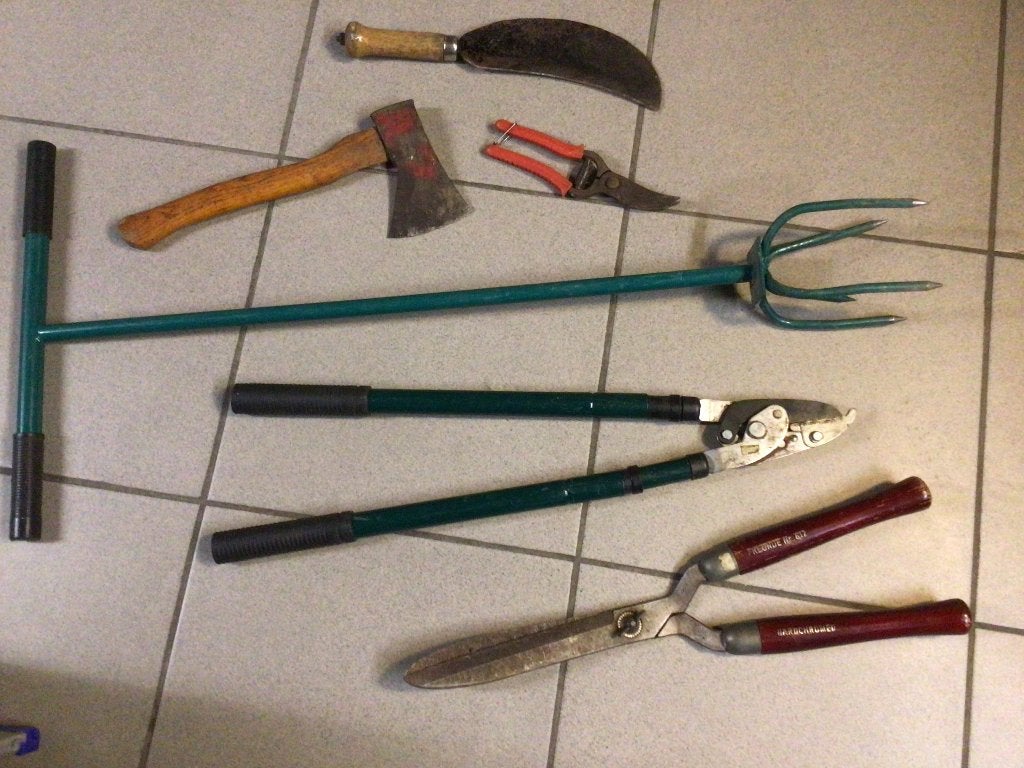 Pioche outils jardin lampe à souder, Ophalen, Pikhouweel