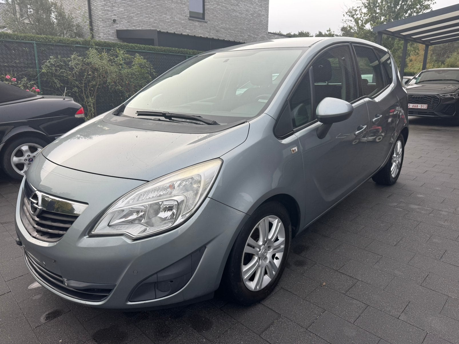 Opel meriva 1.3 diesel bj 2010 km 183.000 mooie auto, Auto's, Euro 5, Monovolume, Elektrische ramen, Blauw