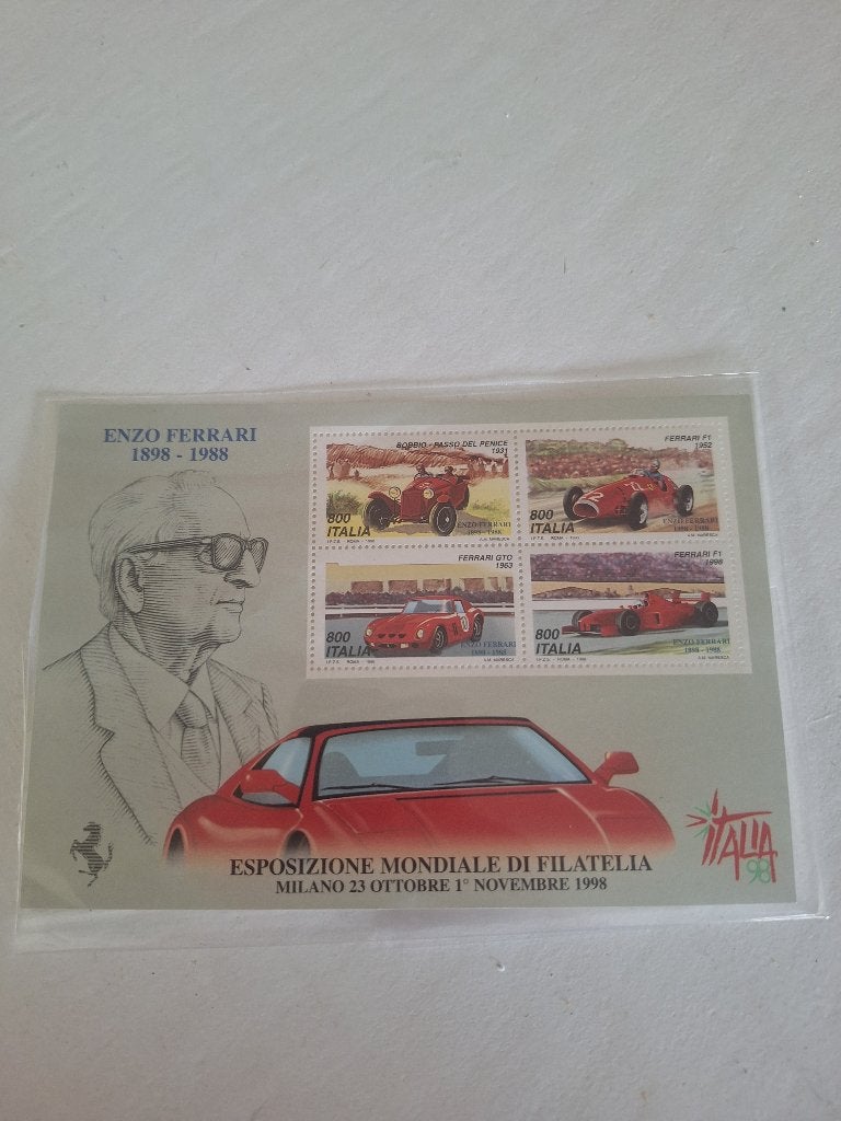 Timbres Enzo Ferrari, Ophalen