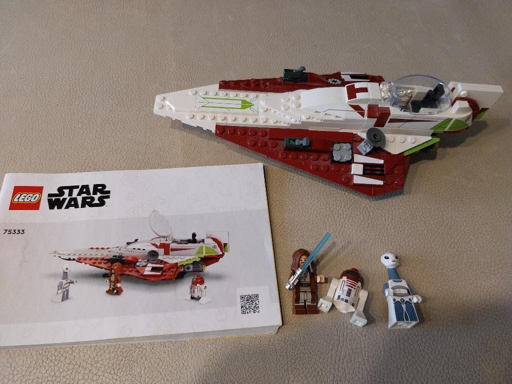 lego star wars 75333 Obi-Wan Kenobi's, Kinderen en Baby's, Speelgoed | Duplo en Lego, Zo goed als nieuw, Lego, Complete set, Compleet