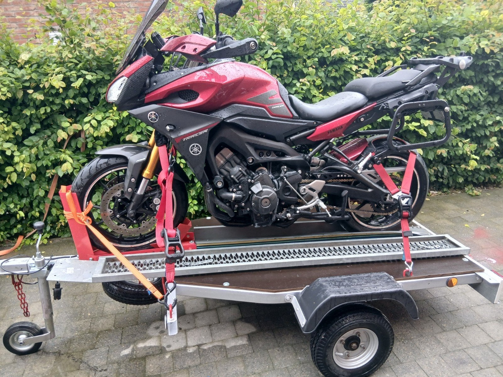 Location  remorque  de moto., Enlèvement, Utilisé
