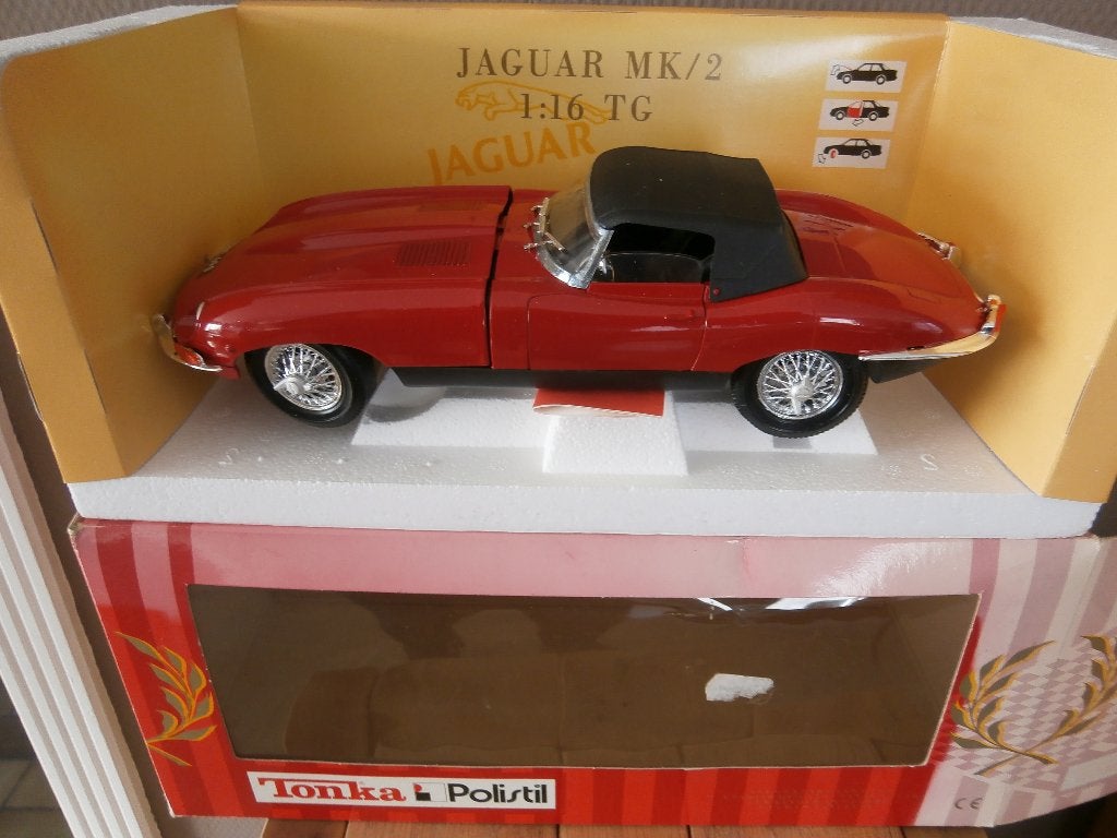 Jaguar Type E - 1/18 - Polistil, Hobby & Loisirs créatifs, Envoi, Neuf, Voiture