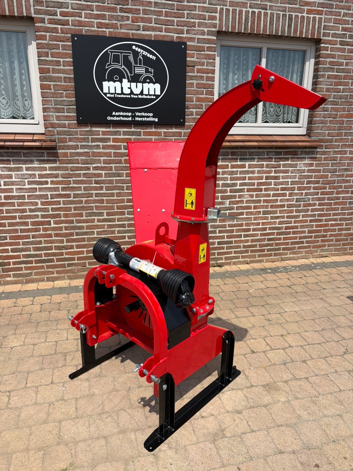 Nieuwe houthakselaar versnipperaar voor minitractor tot 10cm, Tuin en Terras, Ophalen of Verzenden, Zo goed als nieuw